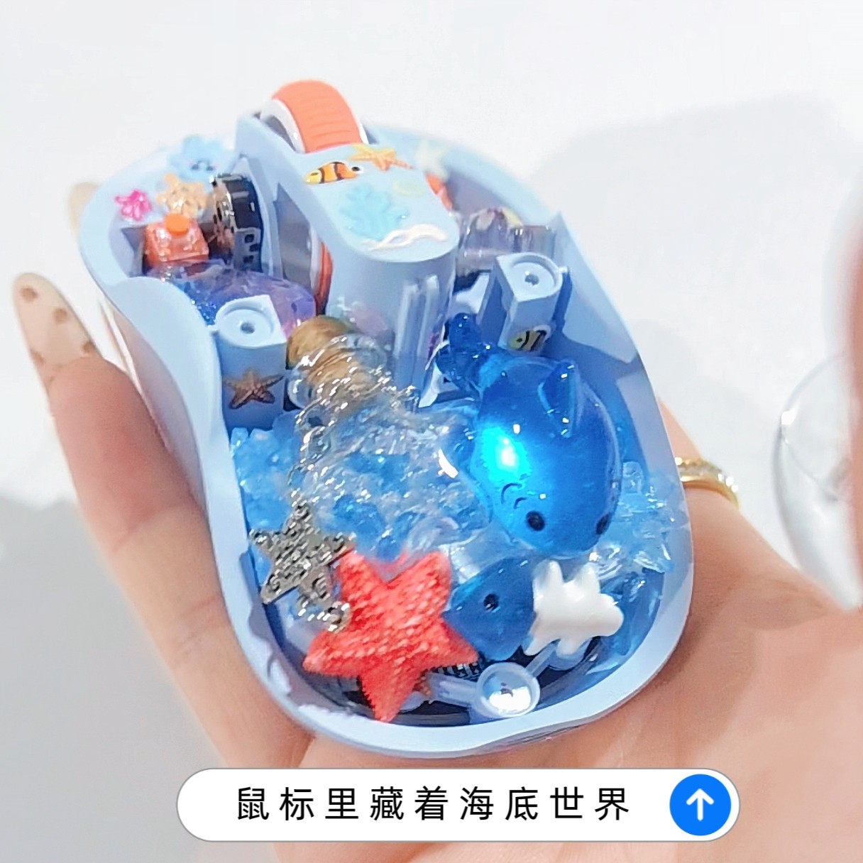 Mouse Transparan 3D Buatan Tan - Keyboard Gaming Transparent ulasan dan harga